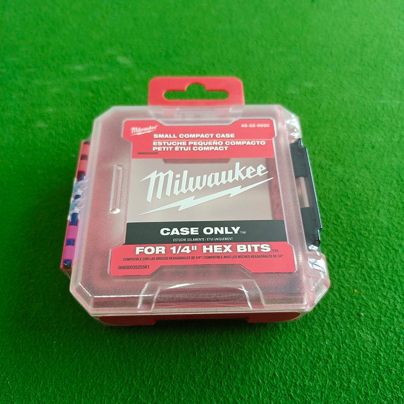 Milwaukee case only storage for 1/4 inch hex bits