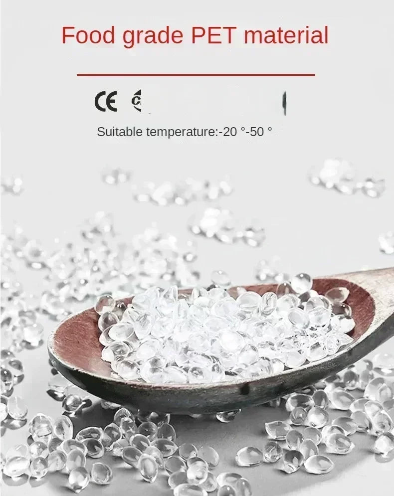 Close-up of clear, bear-shaped pellets or beads scattered on a surface.