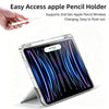 A transparent acrylic pencil holder case designed to support and charge a 2nd Gen Apple Pencil.
