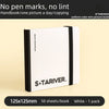 A white sketchbook titled S*TARIVER with a black ribbon, shown against a light background.