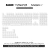 White clear transparent mechanical keyboard keycaps for PC material printing