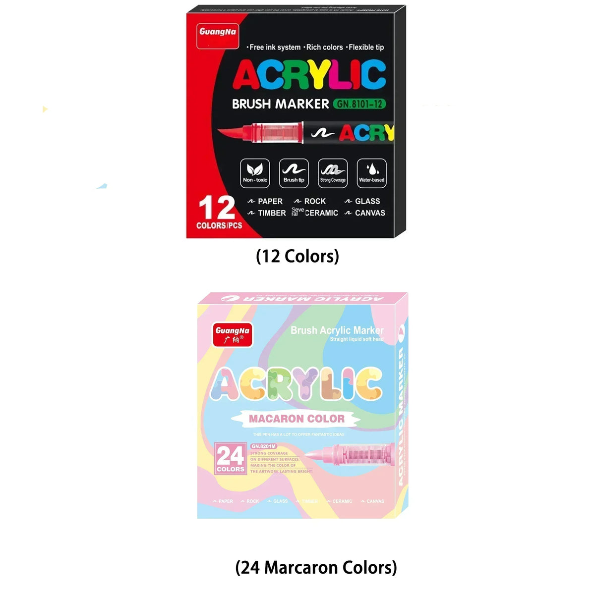 DIY Acrylic Art Markers - Vibrant Color Set