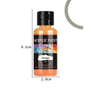 Flasche orangefarbener Acrylfarbstoff für Stoff und Leder DIY mit schwarzem Deckel