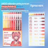 Languo collaboration painting journal pen set featuring reddish yellow and other colors for artistic use