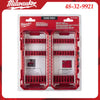 Milwaukee PACKOUT medium customizable bit storage case with red and black components