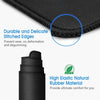 Black whale shark themed mouse pad with durable stitched edges and high elastic natural rubber material