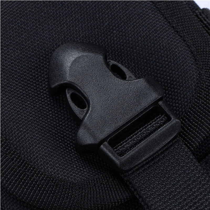Black multilayer card slot phone pouch for Doogee and similar models