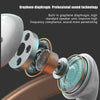 Close-up view of a graphene diaphragm speaker unit for professional sound technology.