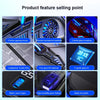 Features of a wired gaming mouse including 6 button programmable features, wheeled mechanical modeling, and various durable c