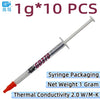 A syringe containing 1 gram of thermal conductive grease paste, labeled GD370, for high-performance applications.