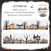 Packaging and usage instructions for JD-PDWH-02 PET/1 involve tape size and product dimensions.