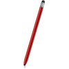 A red universal double-ended stylus with a black tip, shown diagonally.