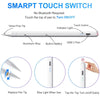 A white Smart Touch Switch pen shows how to turn on and off using the tip.