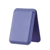 A purple magnetic leather wallet with a protective stand case.