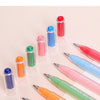 A collection of Morandi hand ledger sets featuring six different colors of acrylic gel pens in various shades and packaging.