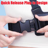 A hand is demonstrating the quick release plug-in design of a black mount for an action camera or phone.