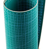 A roll of 3mm thick curved flat green cutting mat with measurement markings.