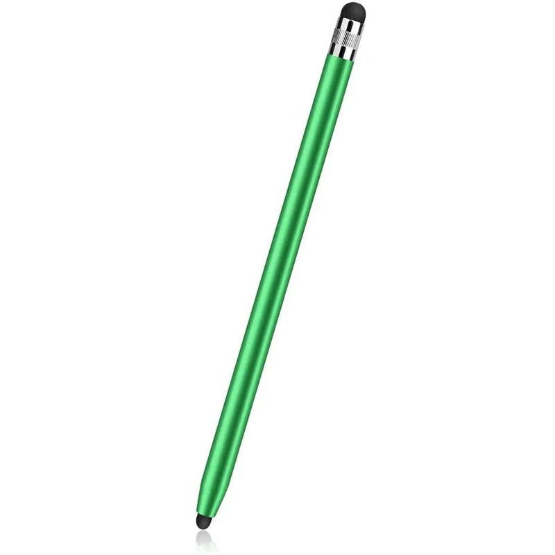A green universal double-ended stylus with a black tip shown diagonally.