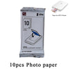 Pack of 10 sheets of high-adhesive photo paper for MT53 printers