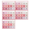 A grid of large print self-adhesive Bible tabs featuring various scripture references and verses.