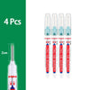 Four precision waterproof marking pens for woodworking and crafts shown in a vertical arrangement.