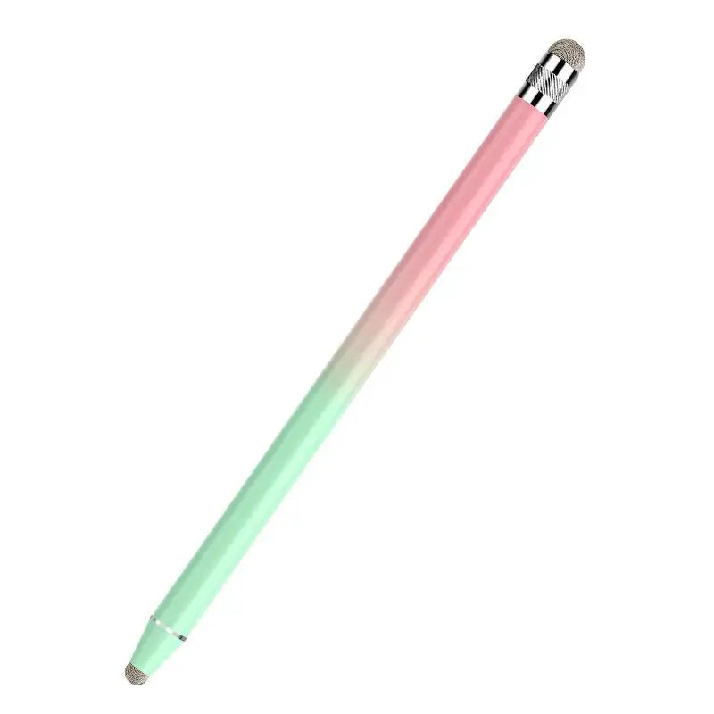 Pinkes und grünes Präzisionsgitterfaser-Stift-Stylus in Diagonalansicht.