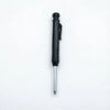 A black refillable woodworking marker pencil with a metal tip and cap.