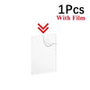 One pack of clear protective card sleeves with anti-scratch film