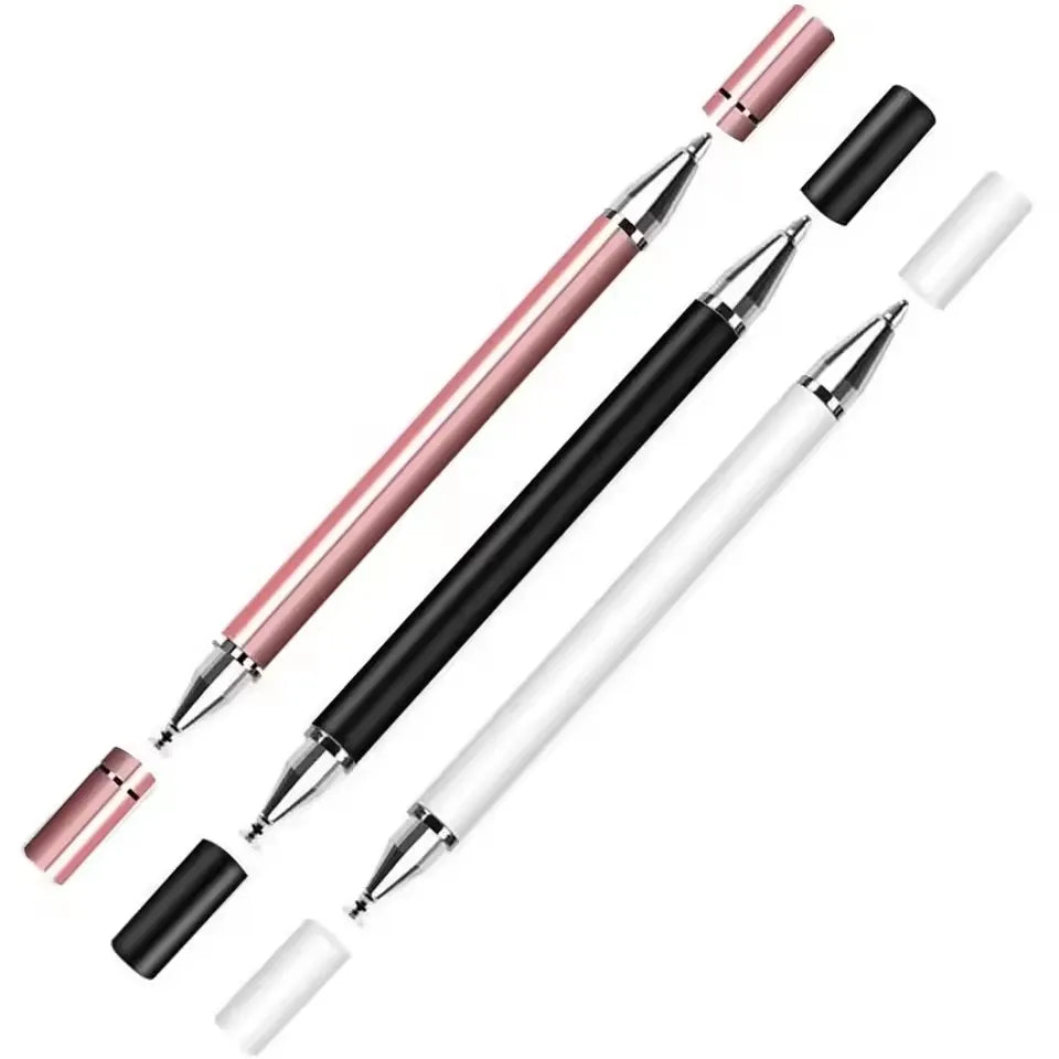 Ein Set von Präzisionszeichnerstiften in rosa und schwarz für Tablets.