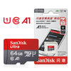 Sandisk Ultra 64GB microSDXC SD-Speinkarte Verpackung und Produkt.