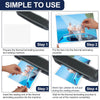 Step-by-step instructions showing how to use a thermal laminating machine and pouches for clear thermal laminating.