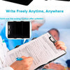 A person writes on an A4 foldable medical clipboard, demonstrating its ability to write freely anytime and anywhere.