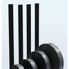 Schwarzer Kabelorganisator mit Wickelbandrollen verschiedener Längen (1m, 2m, 3m und 5m)