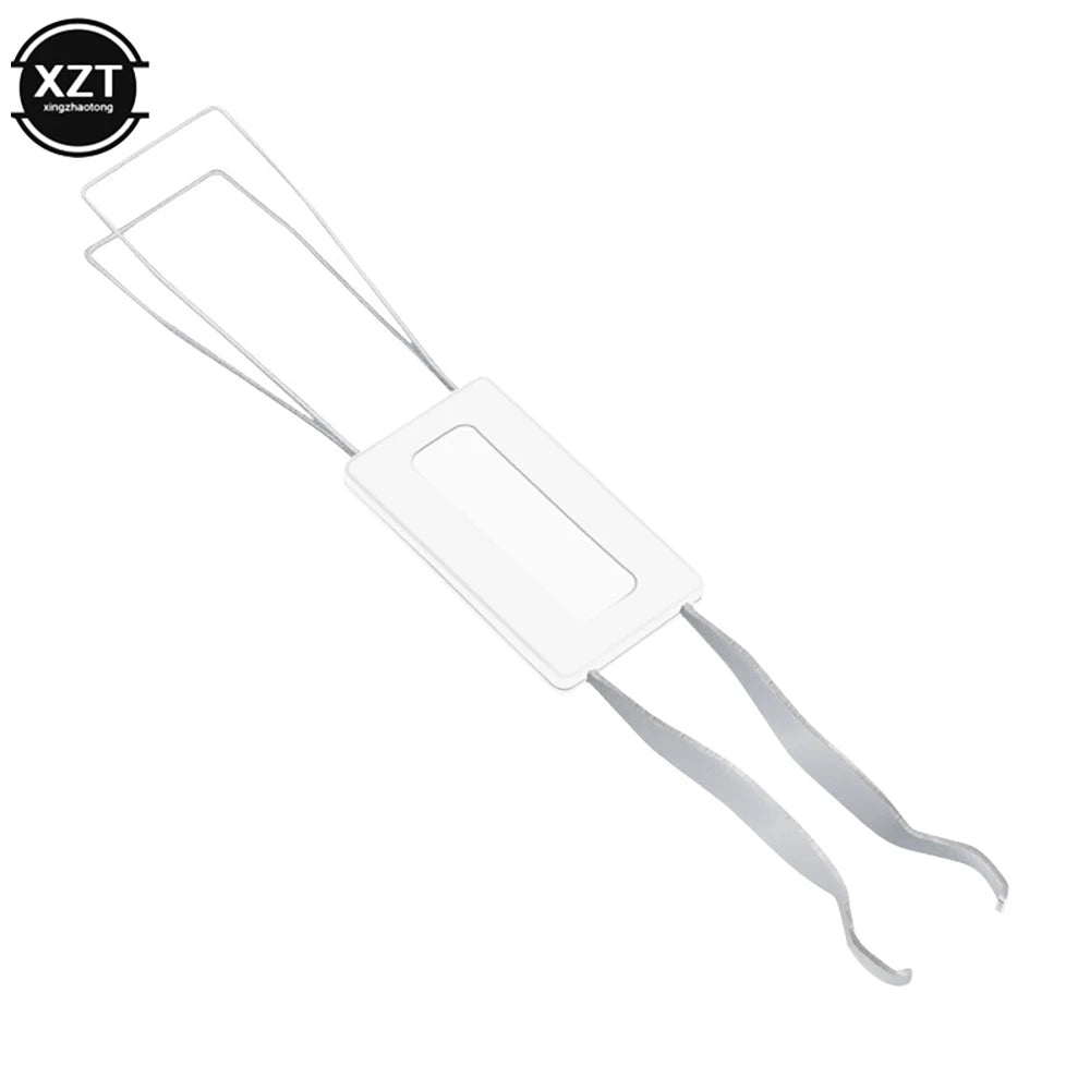 Stainless steel keycap and switch puller tool for mechanical keyboards
