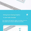 A set of professional aluminum drafting rulers showing various angles including 30, 45, and 90 degrees.