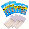 A multipack of white tack reusable and removable sticky adhesive putty in blue packaging.