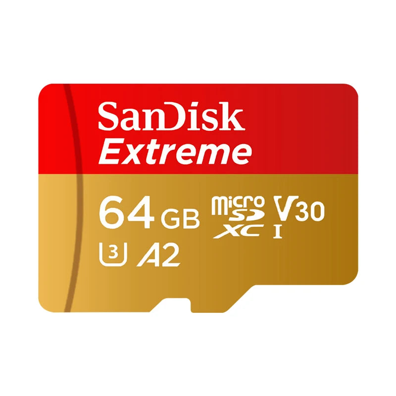 Sandisk Extreme 64 GB microSDXC V30 XC I memory card