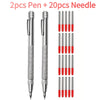 A set containing two pens and twenty needles for precision carbide tip scribing.
