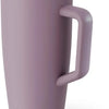 A purple Brümate Era 40 oz insulated tumbler with a handle and straw.