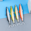 Three colorful ocean fish ballpoint pens, including silver, yellow, and orange varieties.