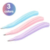 Three pastel colored magnetic staple removers in a set shown diagonally.