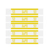 A graphic showing a stack of yellow money straps with various dollar amounts labeled on them.