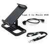 Cable Type-C a Micro USB y soporte para montar un control remoto de dron DJI en tableta o teléfono.