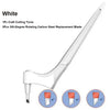 White 1pc craft cutting tool with a replacement blade and various cutting angles shown.