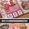 A collection of vintage clip themed stickers for journaling and scrapbooking featuring various metal and decorative clips.