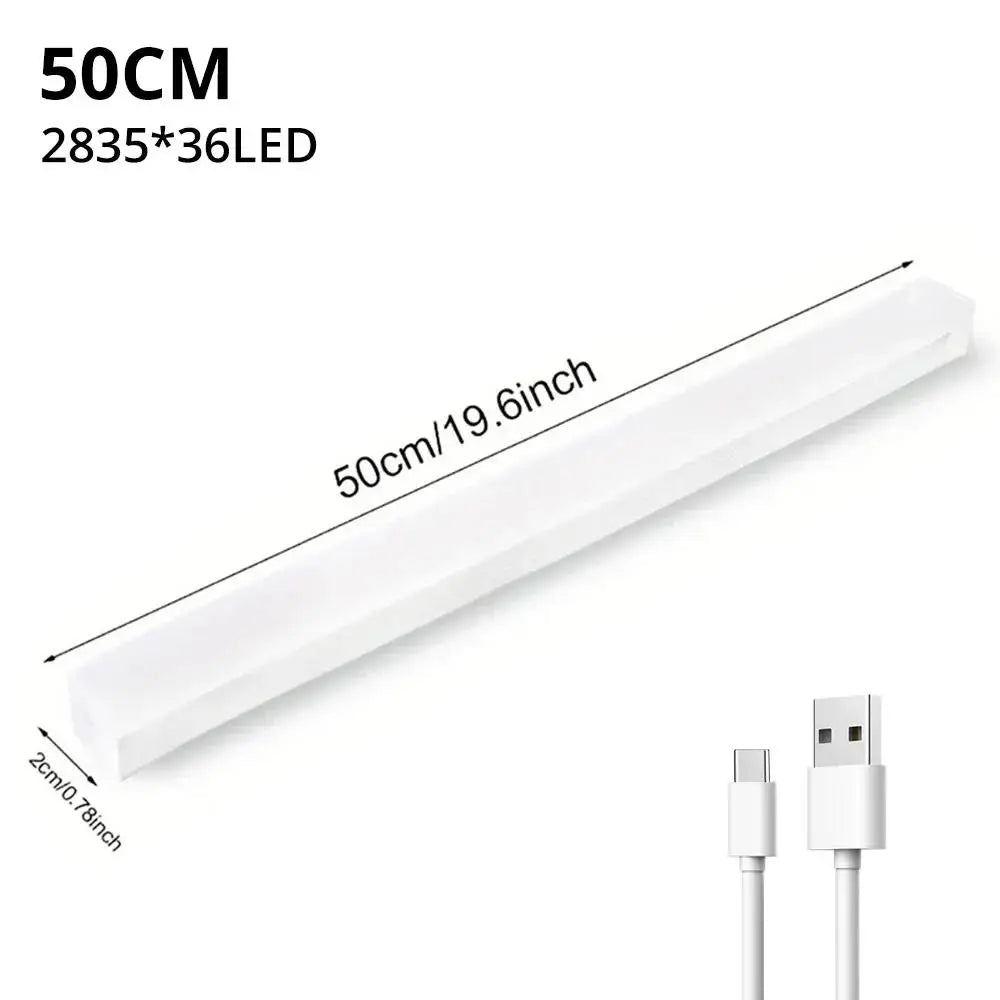A white LED light bar with 36 LEDs, measuring 50cm long.