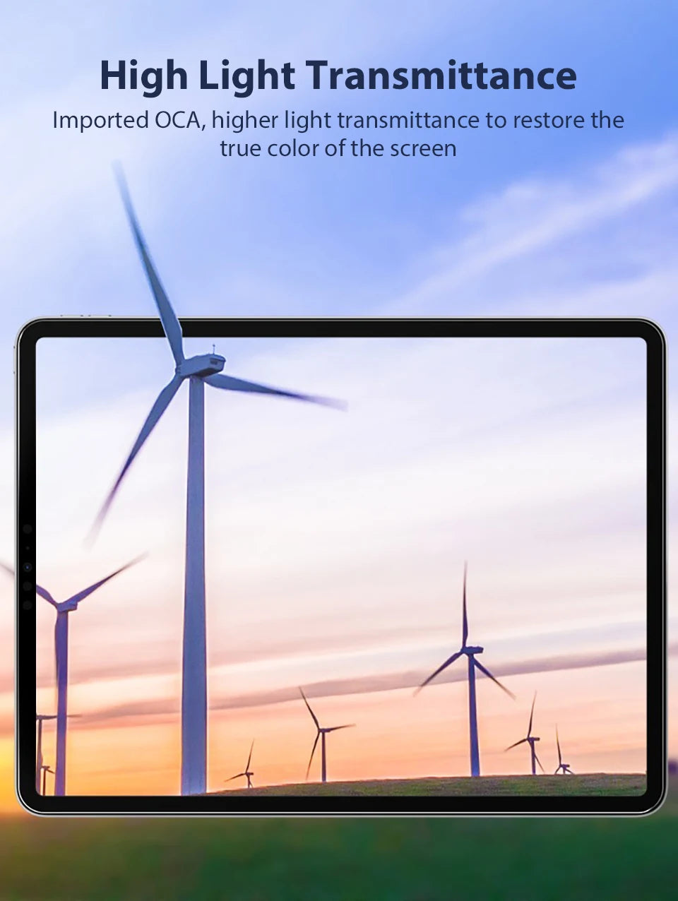 Anti-Peeping Tempered Glass Screen Protector for iPad Models