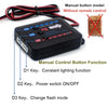 Manual button model LED strobe light with three keys for lighting functions