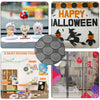 Collection de décorations en points adhésifs double face, thèmes Halloween et amour.