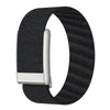 Black nylon braided strap for a fitness watch or wearable device.